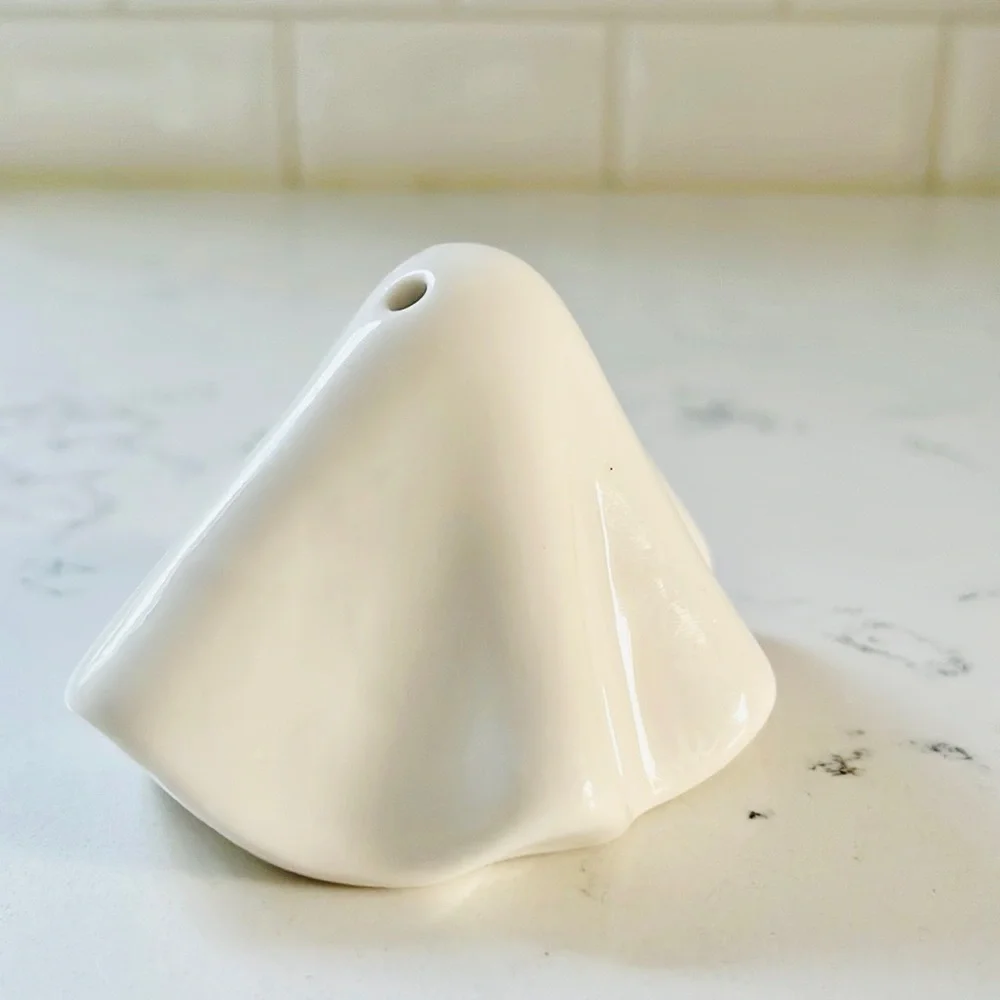 Crate&Barrel Small LED Ceramic Ghost